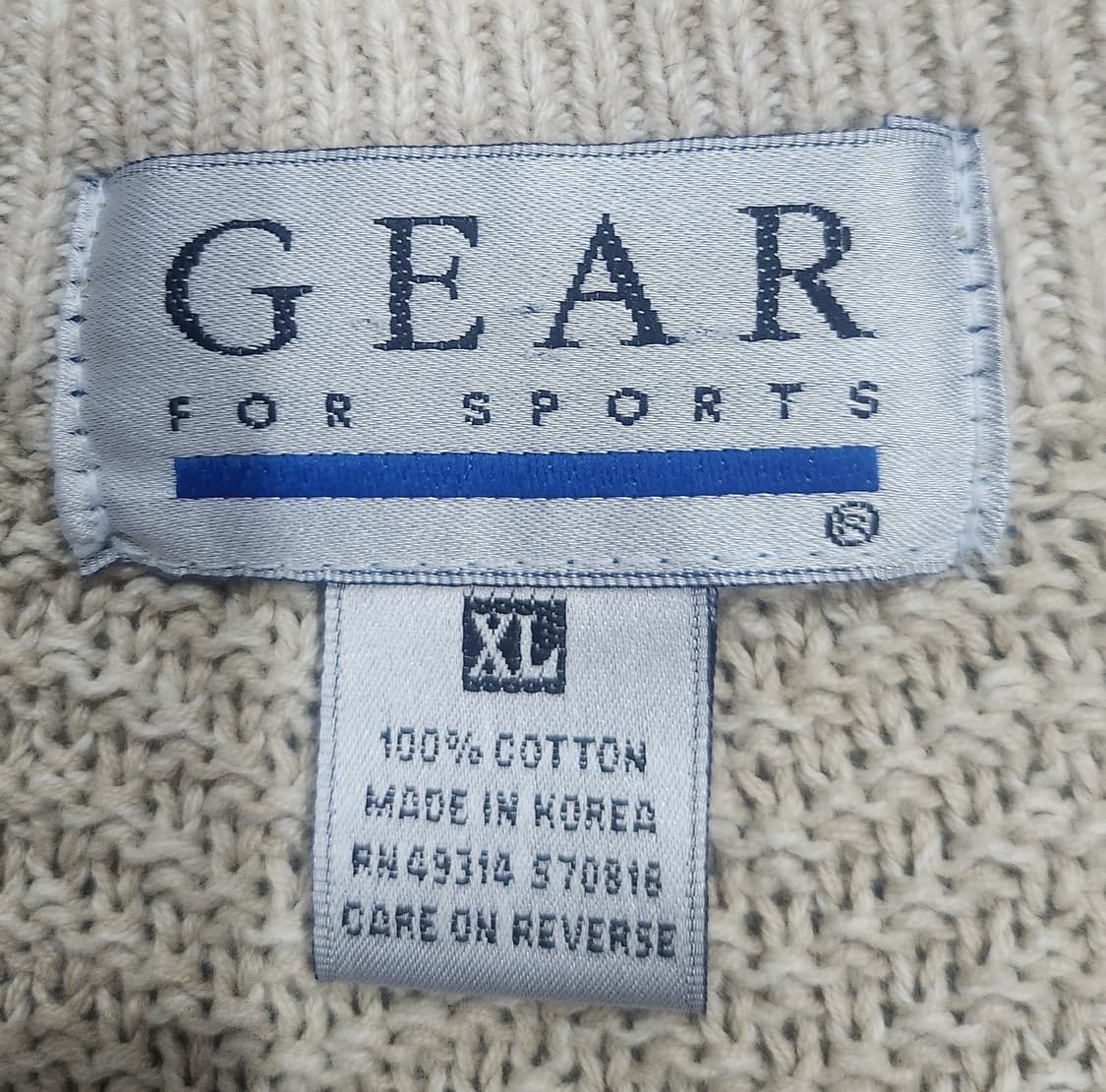 90s GEAR FOR SPORTS 니트 베스트 XL 상품이미지3