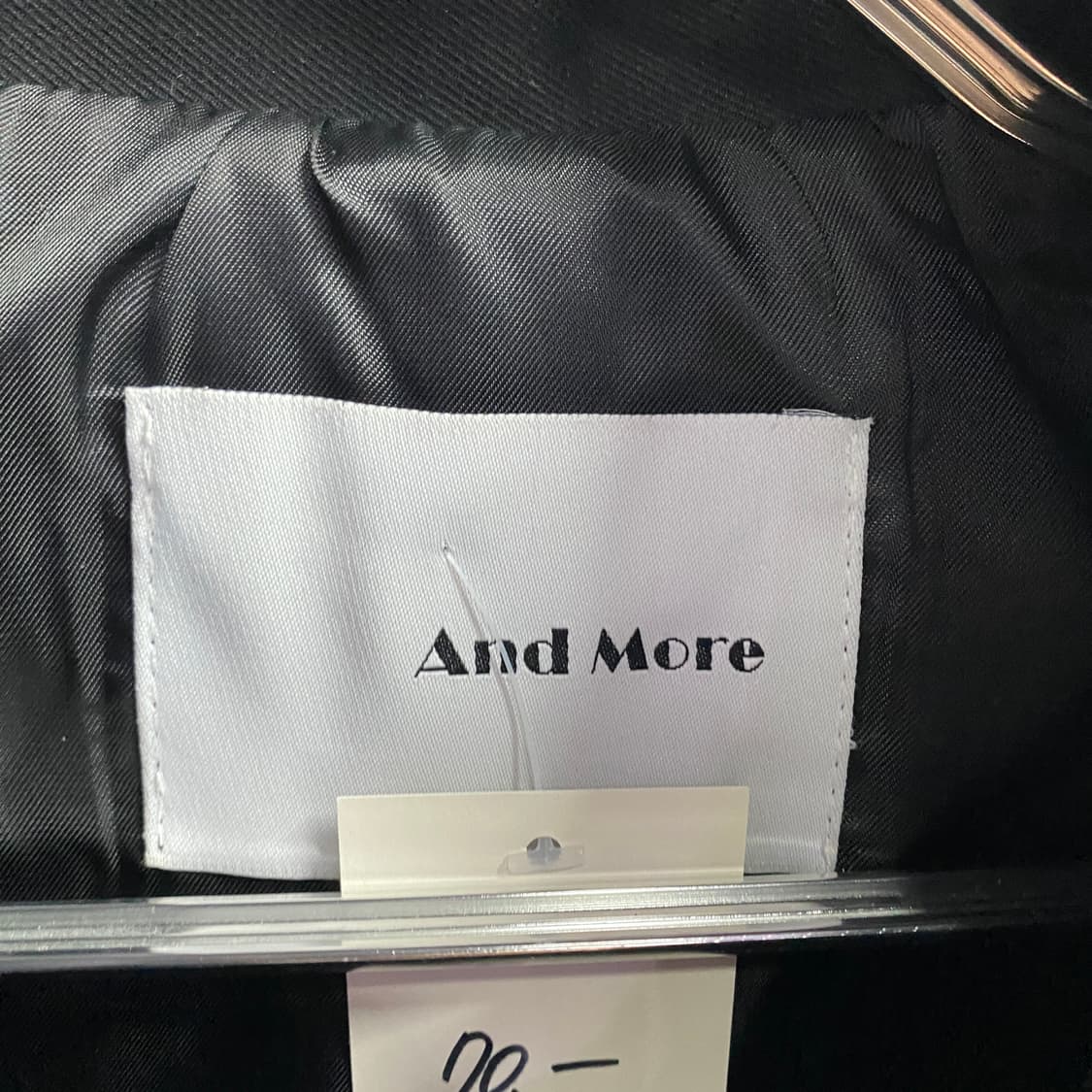 앤드모어 블랙 투웨이 블루종 자켓 B4517 상품이미지6