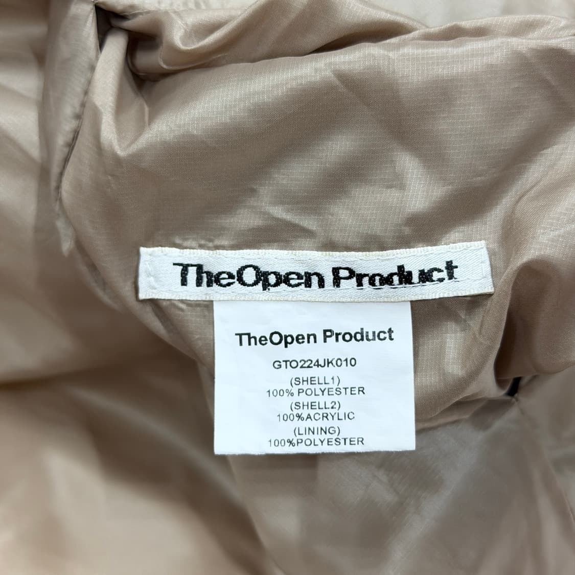 더오픈프로덕트 옴브레 제니 푸퍼 패딩 자켓 상품이미지6