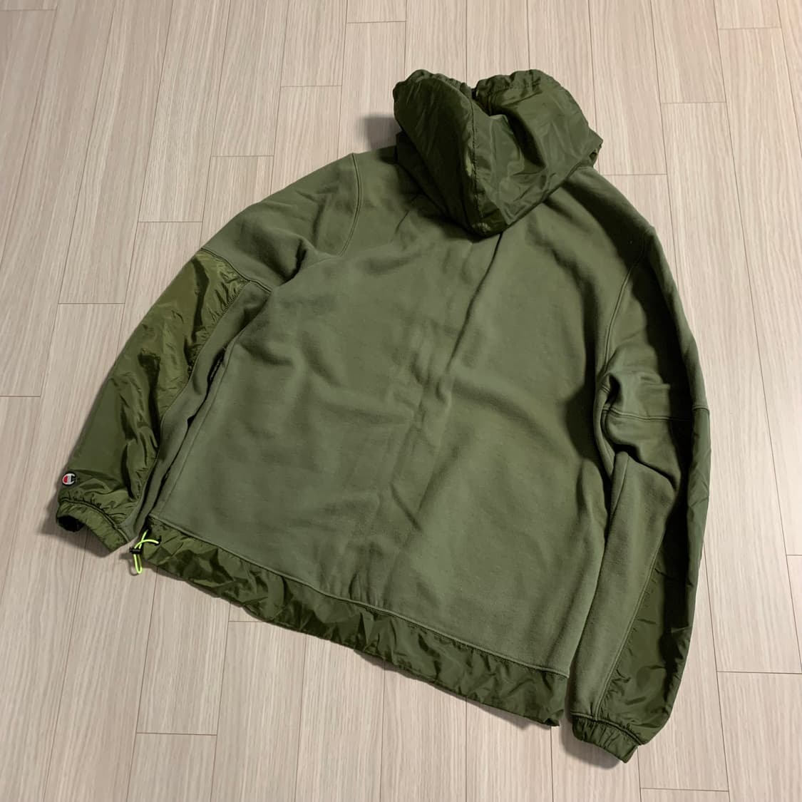 챔피온 나일론배색 후드티 XL 상품이미지6