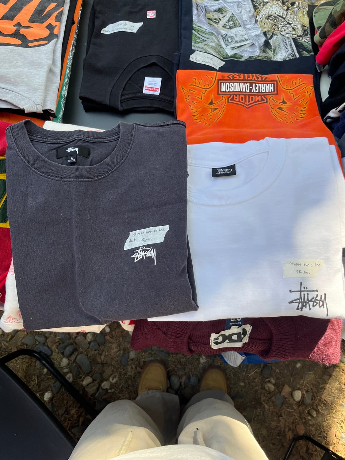 스투시 워시드 티셔츠 상품이미지1