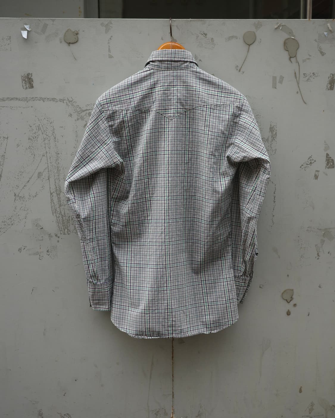 70s panhandle slim 체크 웨스턴 셔츠 상품이미지5