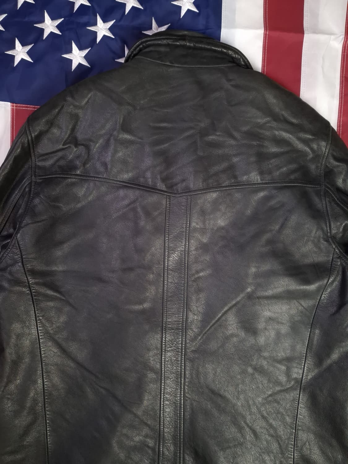 오리지날 게스 리얼레더 반코트 상품이미지9