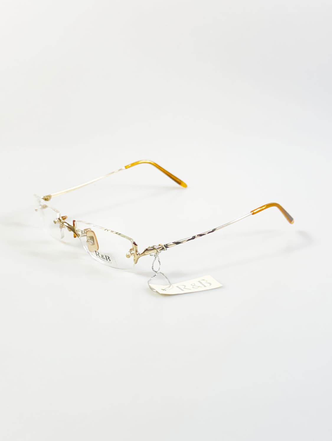 R&B EYEWEAR 골드 무테 스퀘어 메탈 빈티지 안경 상품이미지4