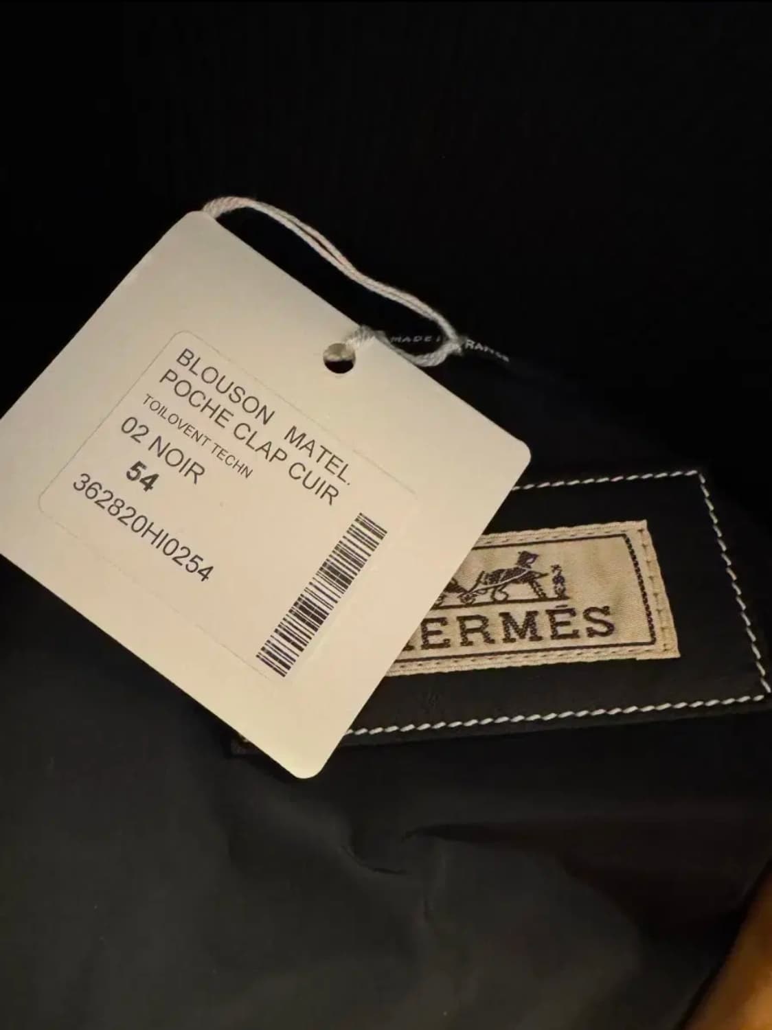 110) 에르메스 경량패딩 블루종 54 상품이미지4