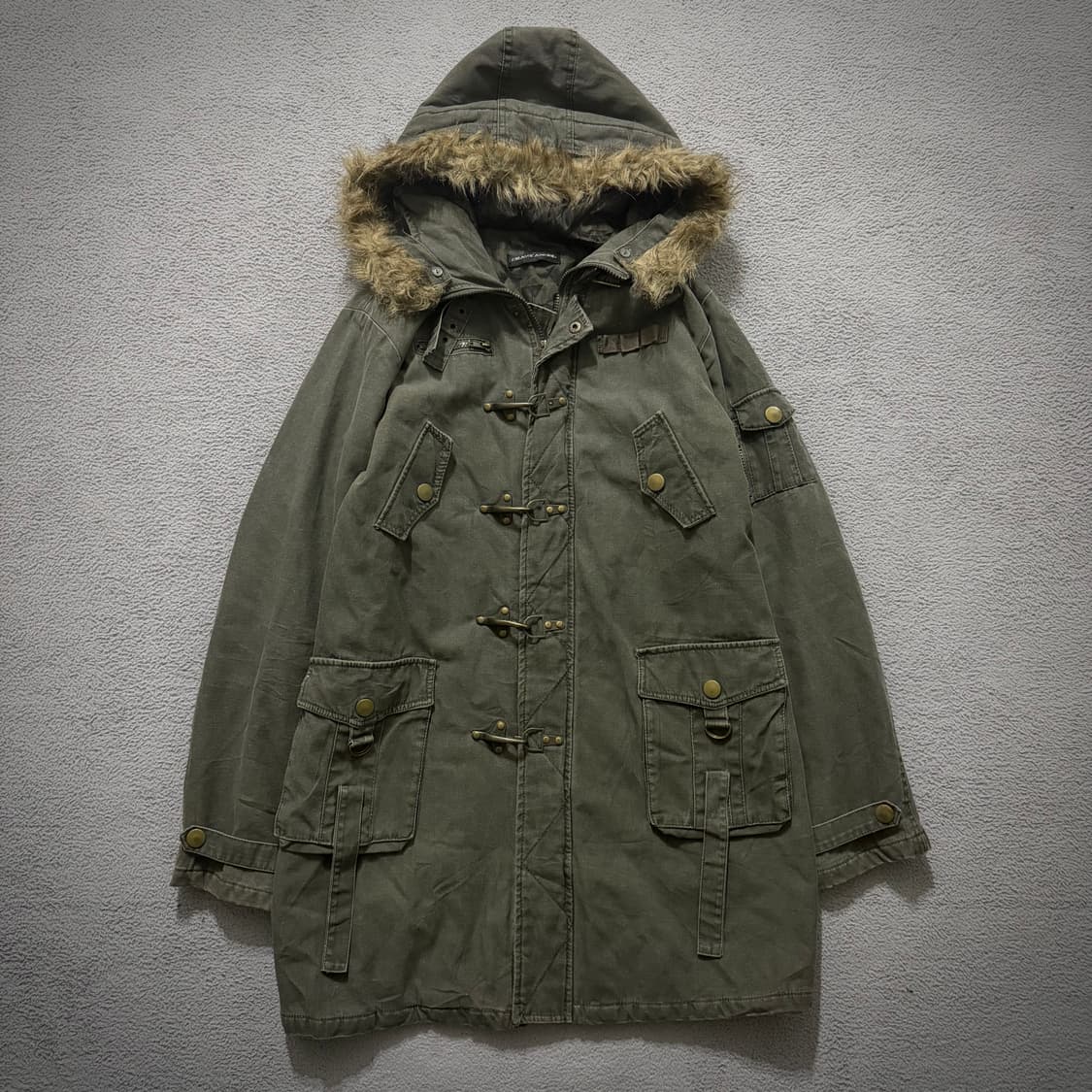 Crazyangel khaki fur jacket 상품이미지1