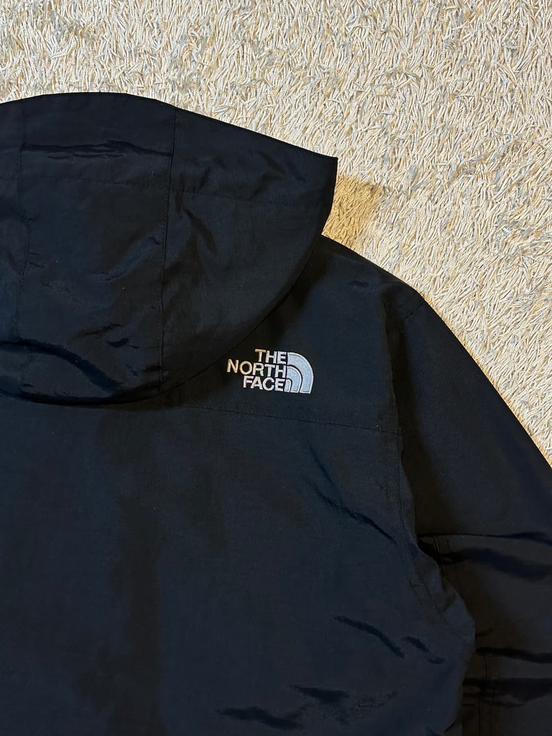 노스페이스 투웨이 나일론 후드 바람막이 자켓 블랙 상품이미지5