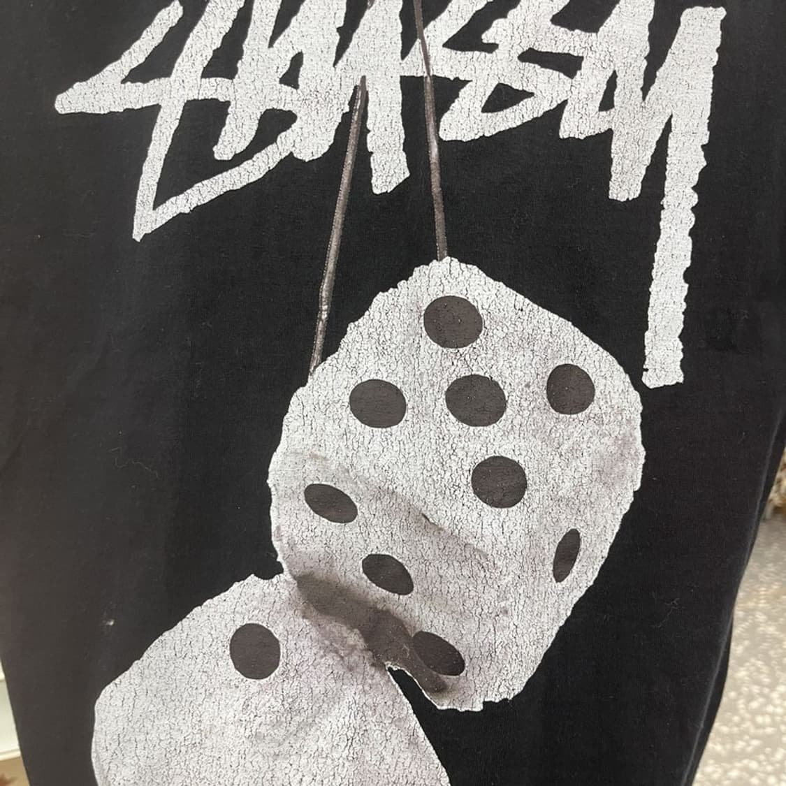 스투시 퍼지 다이스 스트릿 힙합 캐주얼 반팔티 S C10470 상품이미지7