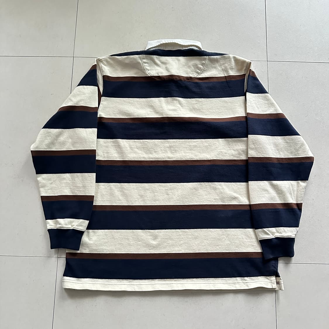 90s 폴로 랄프로렌 빈티지 스트라이프 럭비셔츠  상품이미지6