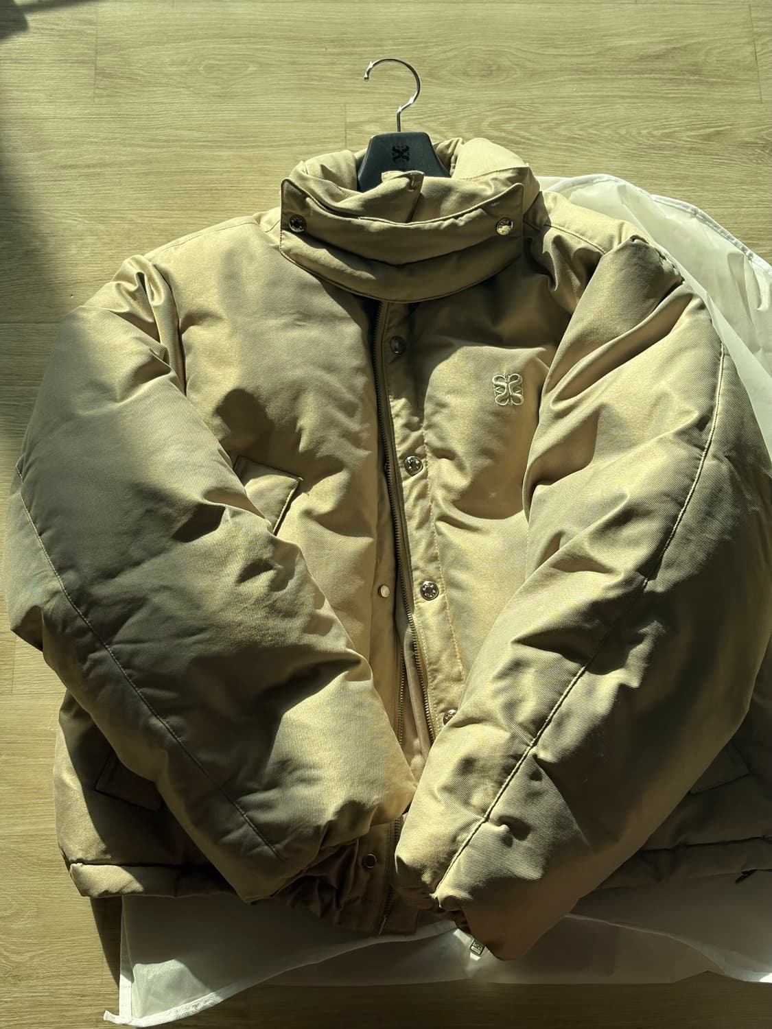 세터 레체 투톤 덕 다운 패딩 베이지 아이보리 m 상품이미지2