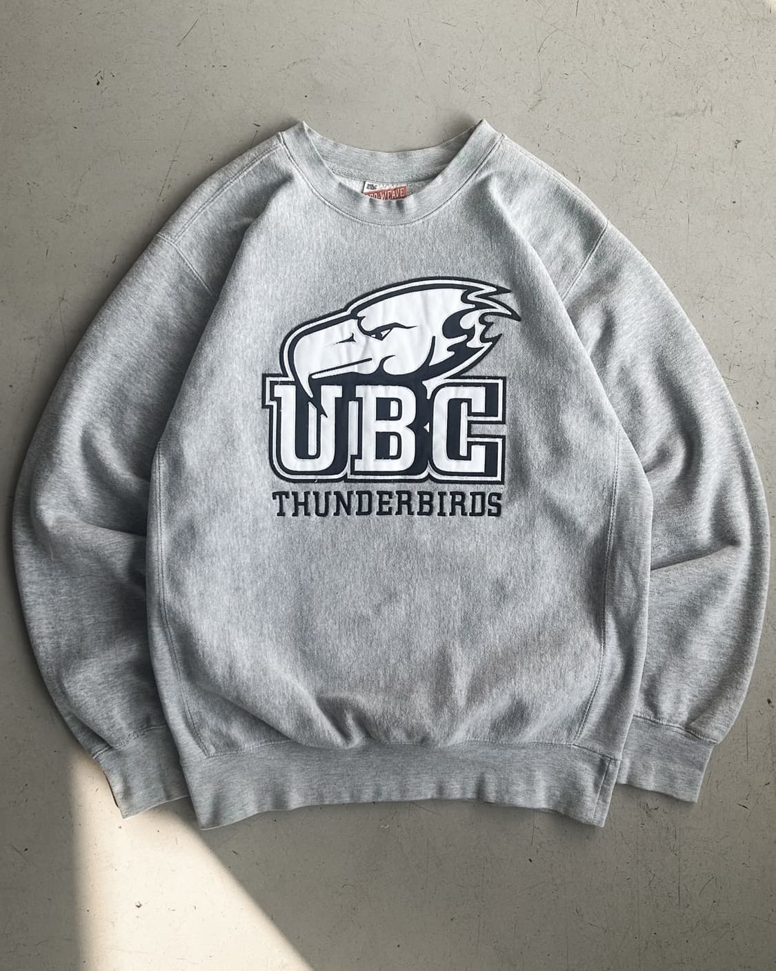 프로 위브 리버스 위브 UBC 썬더버드 컬리지 스웻셔츠 상품이미지2