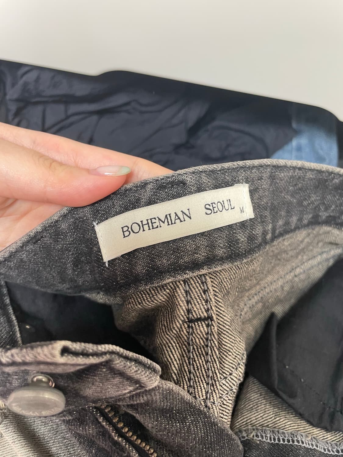 보헤미안서울 데미지 숏팬츠 반바지 보헴서 m 상품이미지2