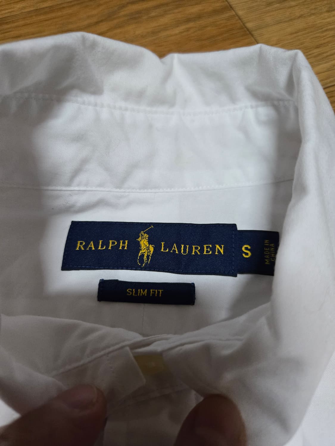 폴로 랄프로렌 슬림핏 화이트 셔츠 상품이미지6