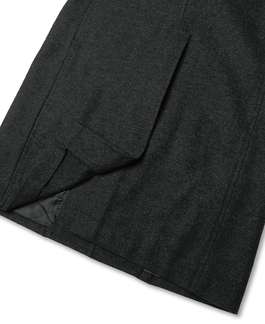 맨온더분 [Man On The Boon] 울 차콜 그레이 싱글 코트 상품이미지4