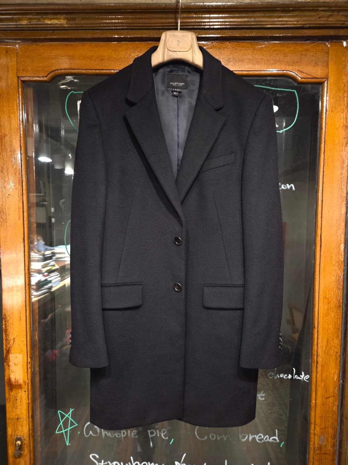 질스튜어트 캐시미어울 체스터필드코트 상품이미지1