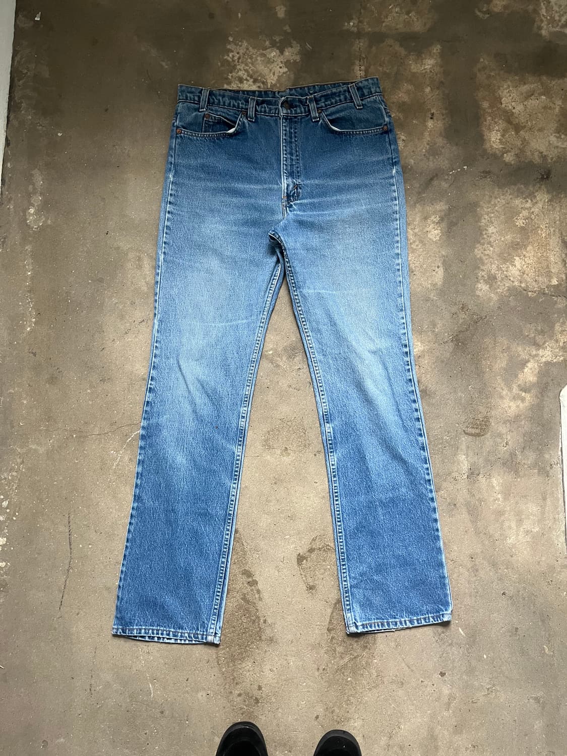 80s USA Levi's 517 연청 데님팬츠 상품이미지2