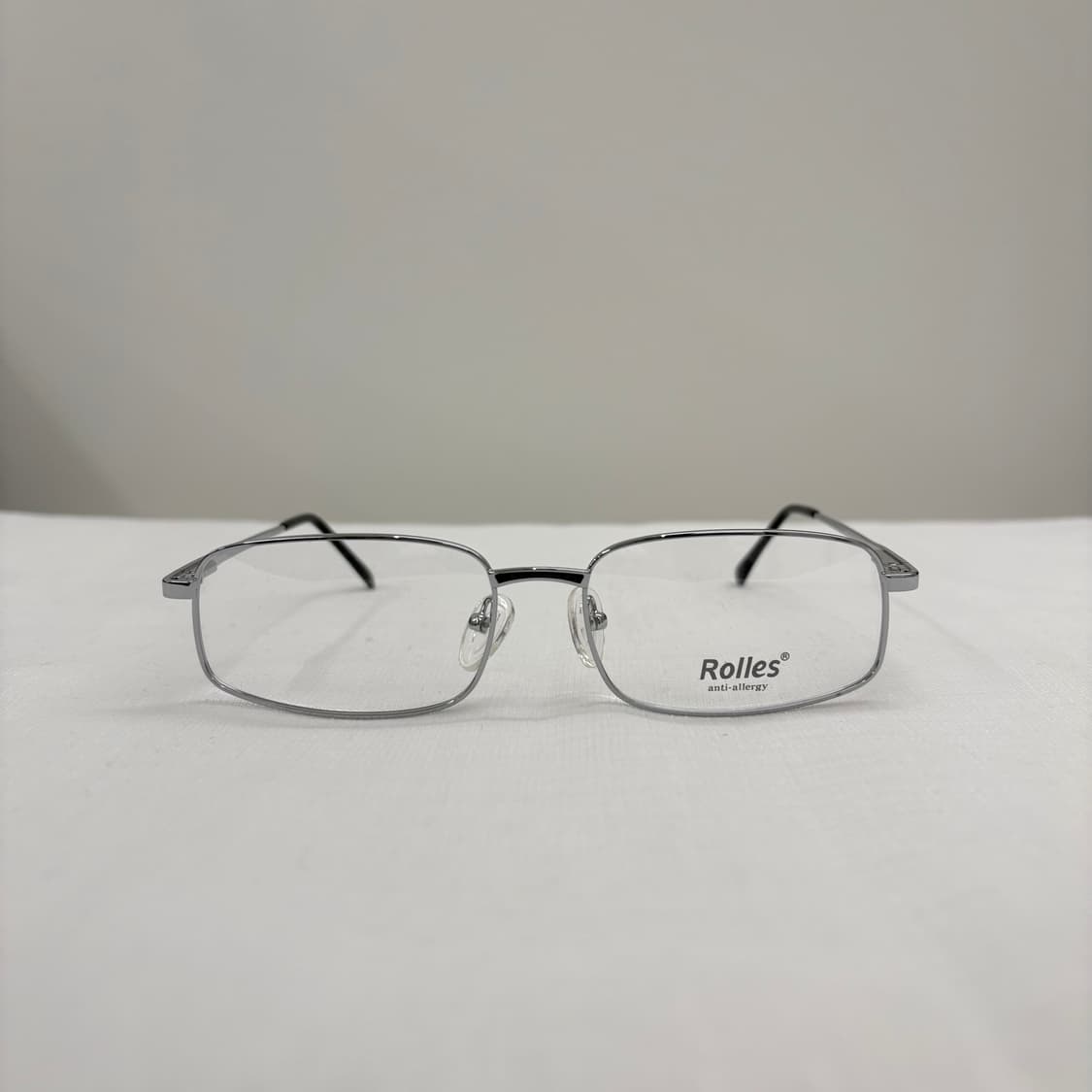 ROLLES 실버 스퀘어 메탈 빈티지 안경 상품이미지3