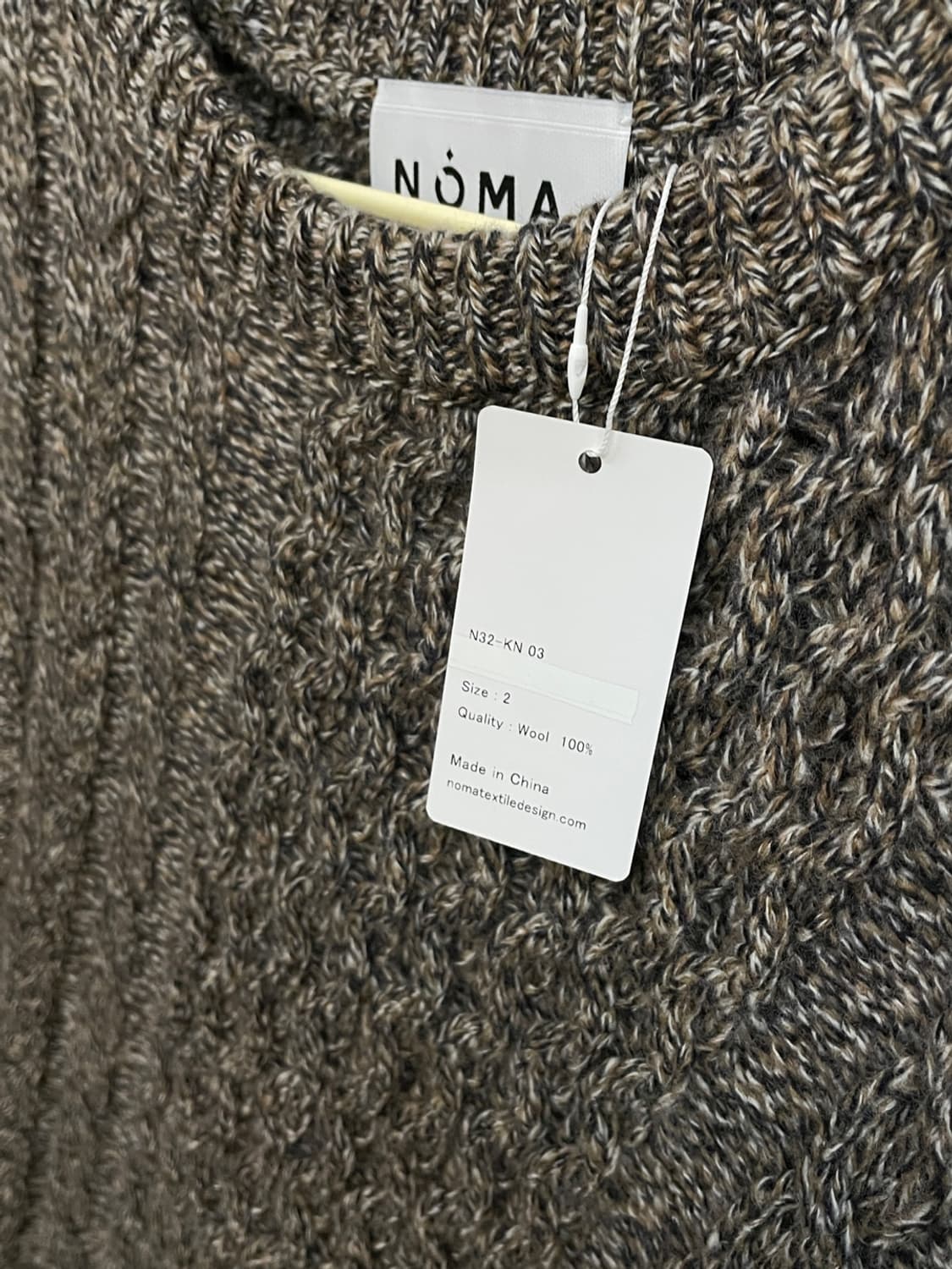 노마 티디 피셔맨 니트 베스트  상품이미지5