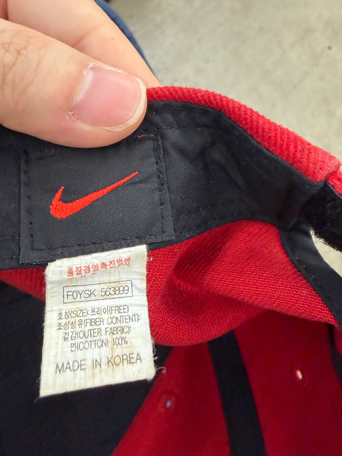 90s 나이키 볼캡 상품이미지5