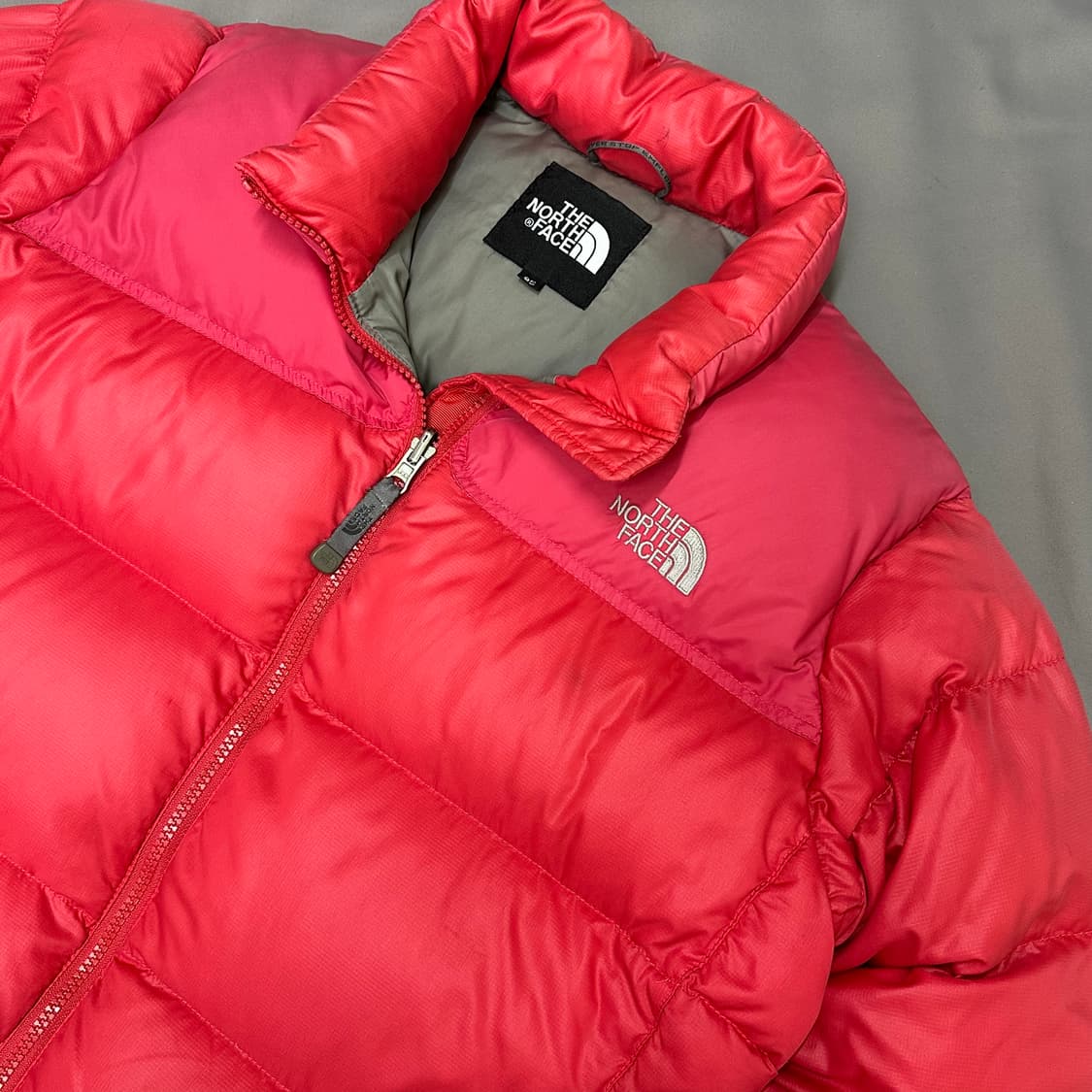 노스페이스 구스다운 눕시 700 레드 패딩 95 상품이미지4