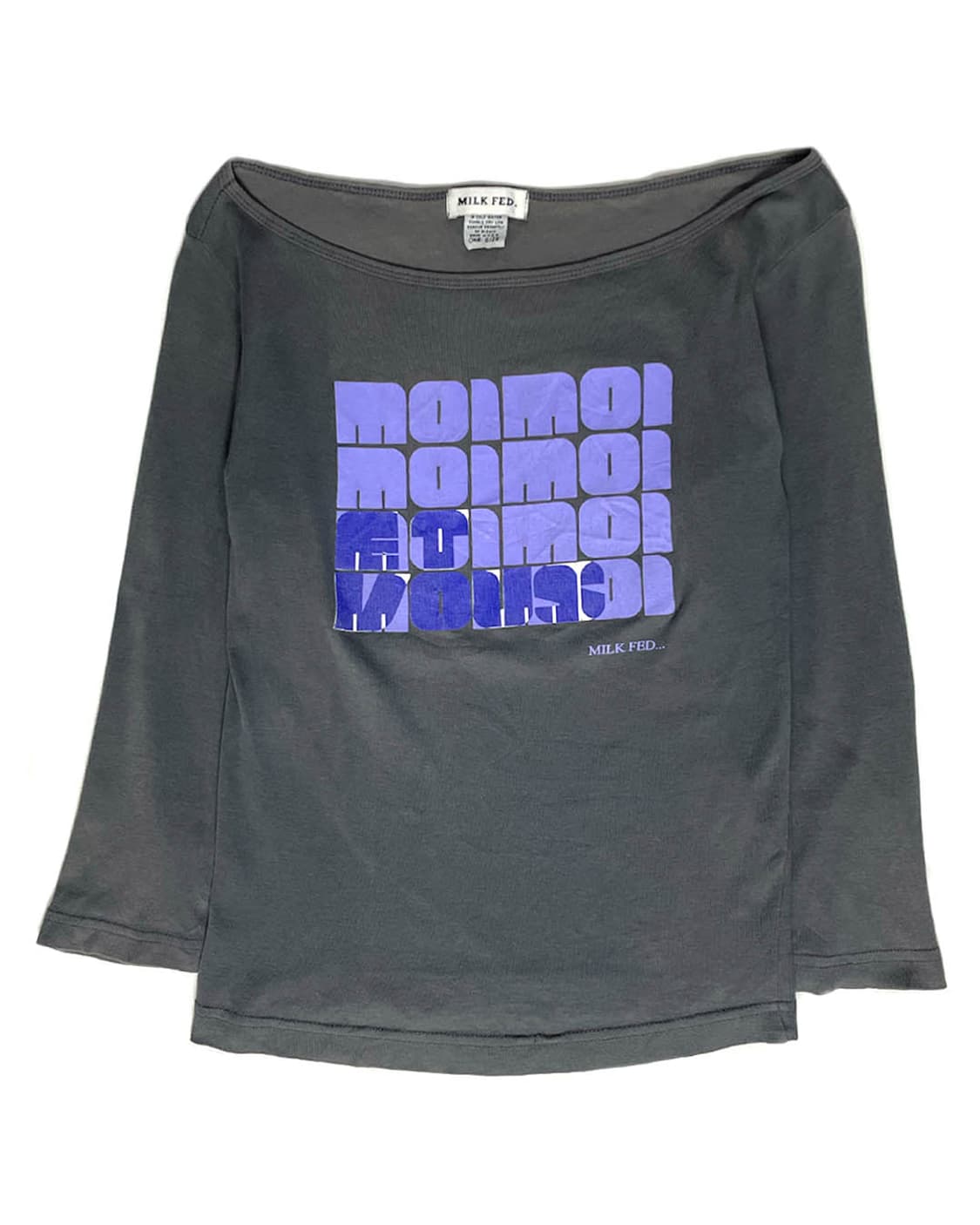 MILK FED 보트넥 티셔츠  상품이미지1