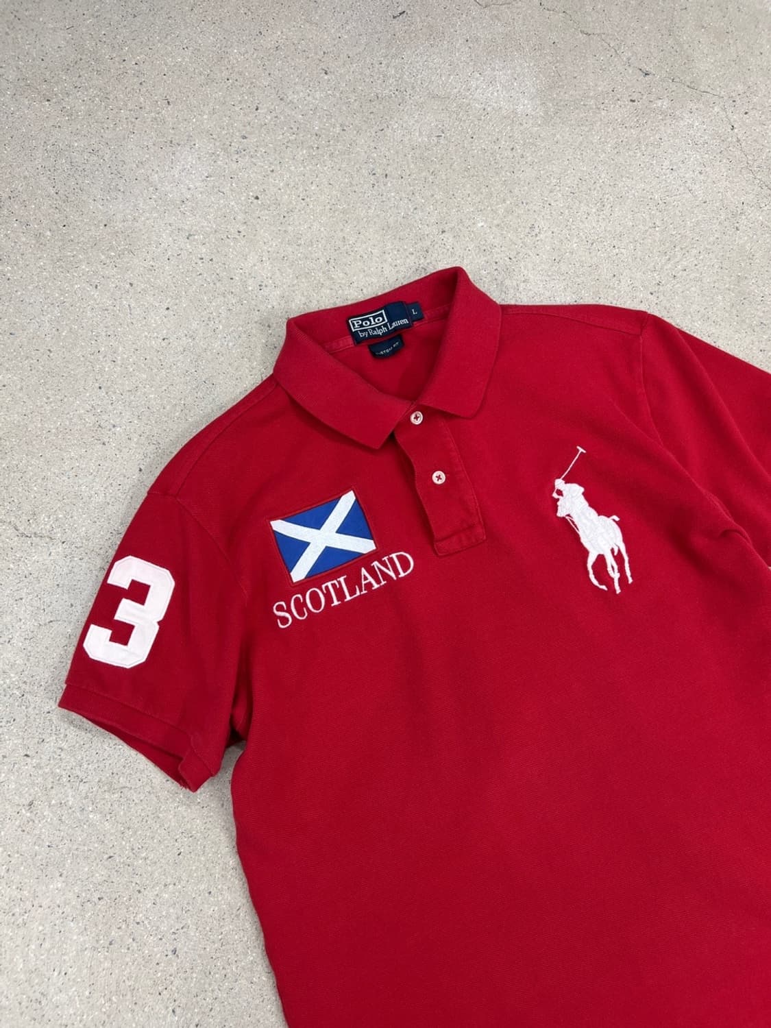 폴로 랄프로렌 스코틀랜드 빅포니 카라티셔츠 상품이미지1