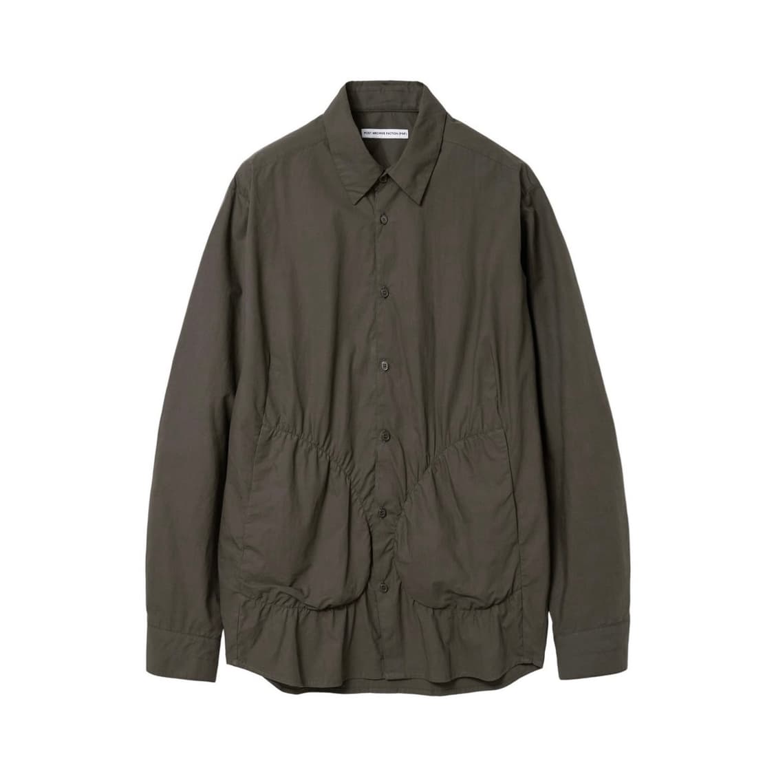 포스트아카이브팩션 셔링 셔츠 (2025) 브라운 상품이미지1