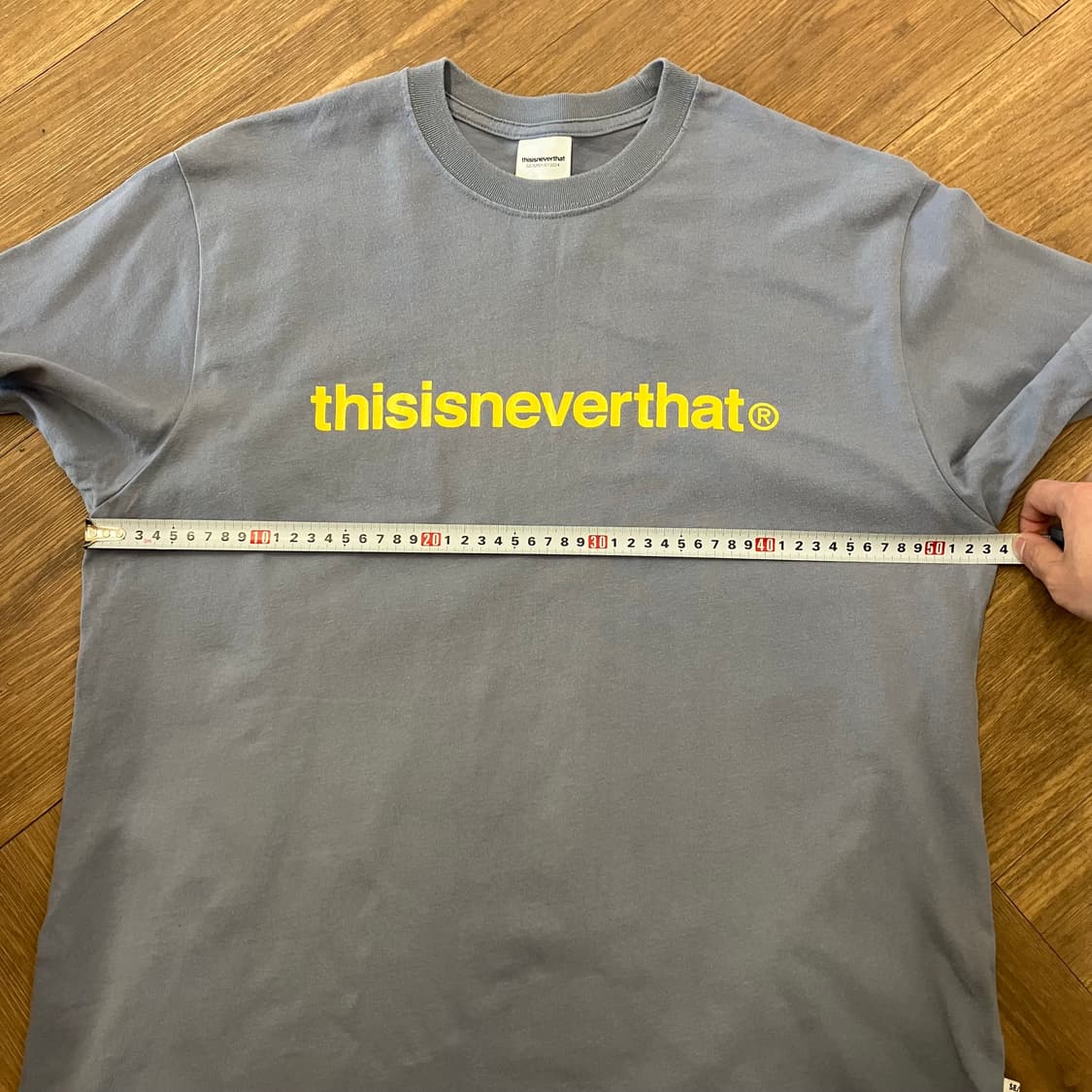 N238 디스이즈네버댓 로고 반팔 상품이미지4