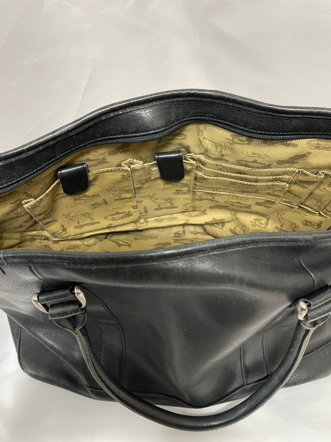 [D.O Archives] 90s 엘엘빈 토트백 라지 - 블랙 레더 상품이미지6