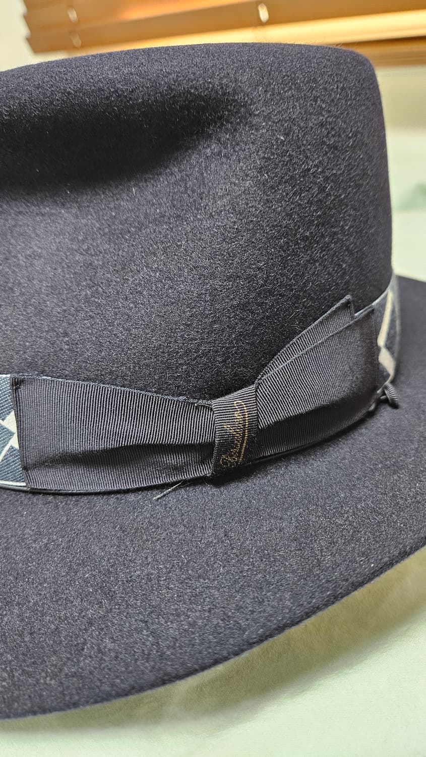 볼사리노 보가트 Borsalino Bogart 네이비 페도라 59 상품이미지2