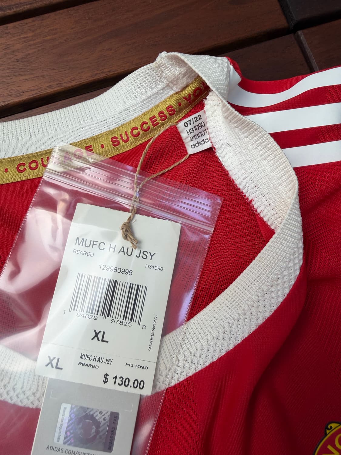 21-22 맨유 홈 어센틱 새제품  상품이미지5