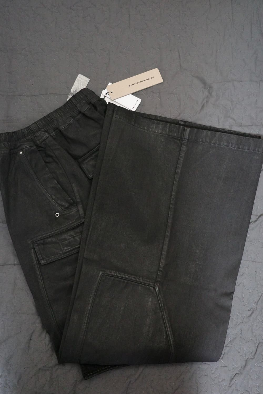 [S] 릭오웬스 다크쉐도우 더블 카고 점보 벨라스 팬츠 BW 상품이미지2