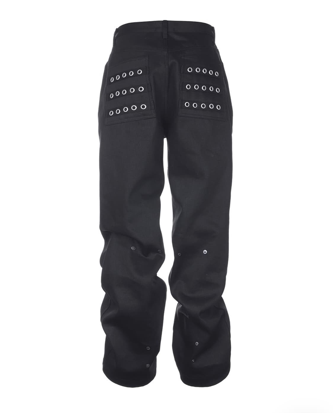 비엑세스 Eyelet Button Black Jeans 상품이미지1