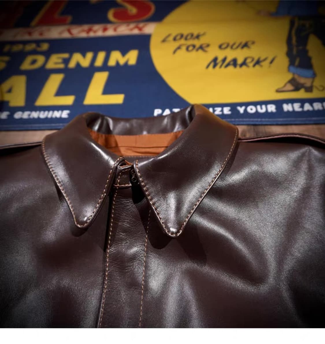 [미개봉] VELUOKLDLY A-2 차심 말가죽 자켓 2XL 상품이미지6