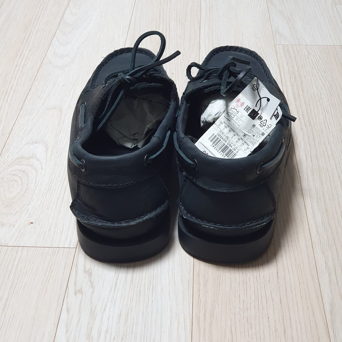 새제품270) 자라  가죽 데크 슈즈 로퍼 구두 상품이미지9