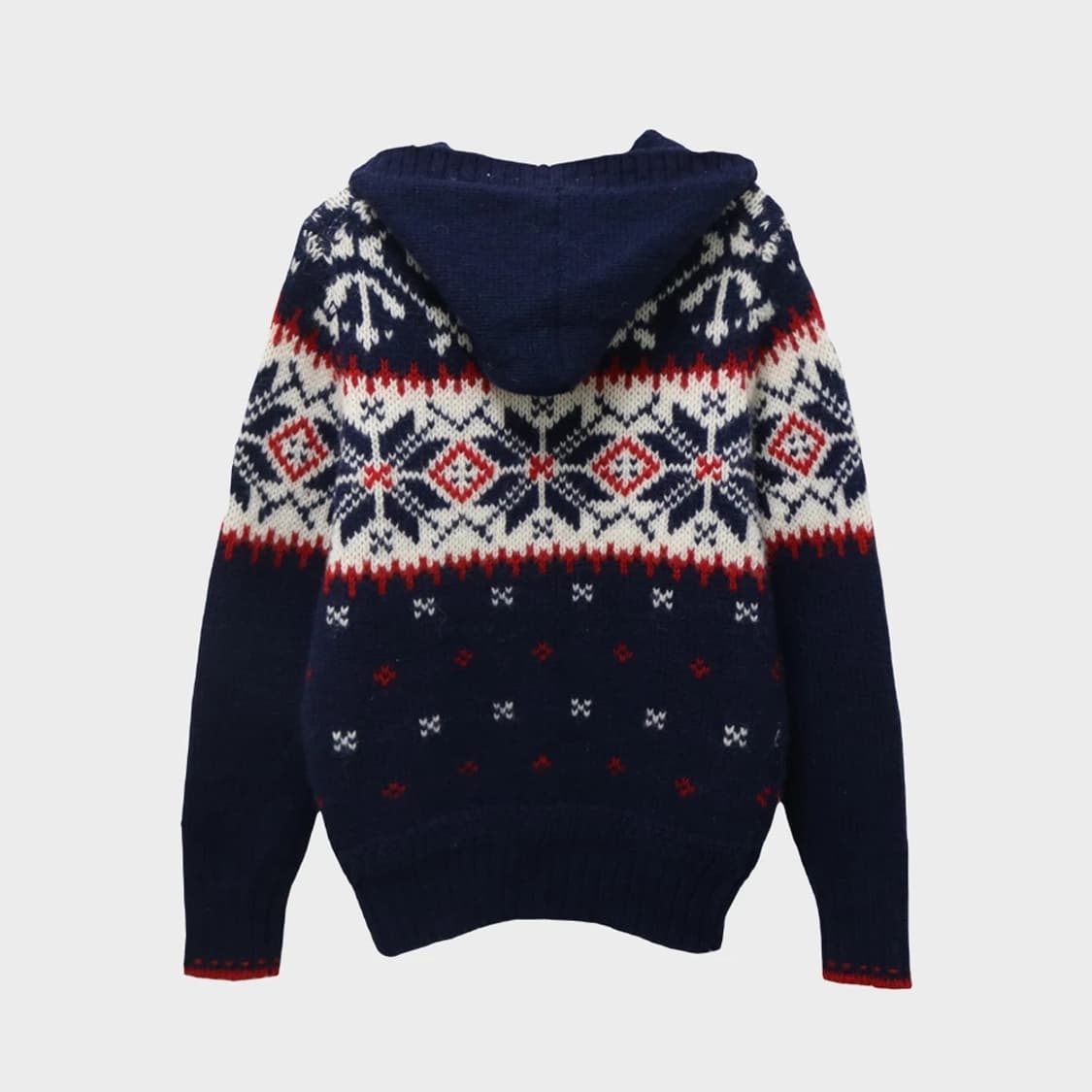 이스트보이 눈꽃패턴 울 후드 니트 61510 상품이미지2