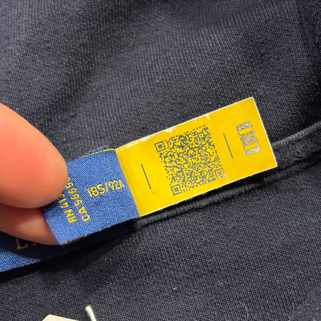 [XL] 폴로 랄프로렌 신형 큐알 네이비 후드티 C370 상품이미지5