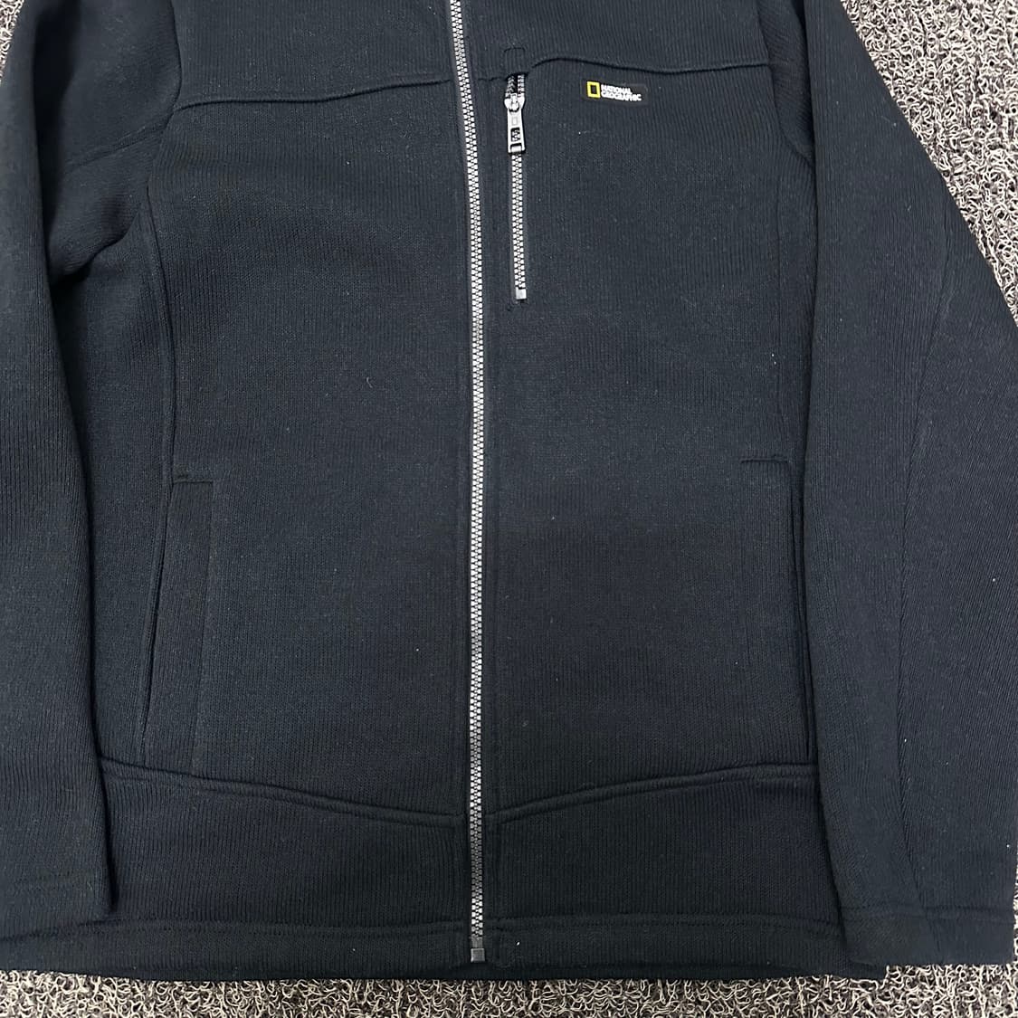 내셔널지오그래픽 기모 후리스 집업 자켓 블랙 M 상품이미지5