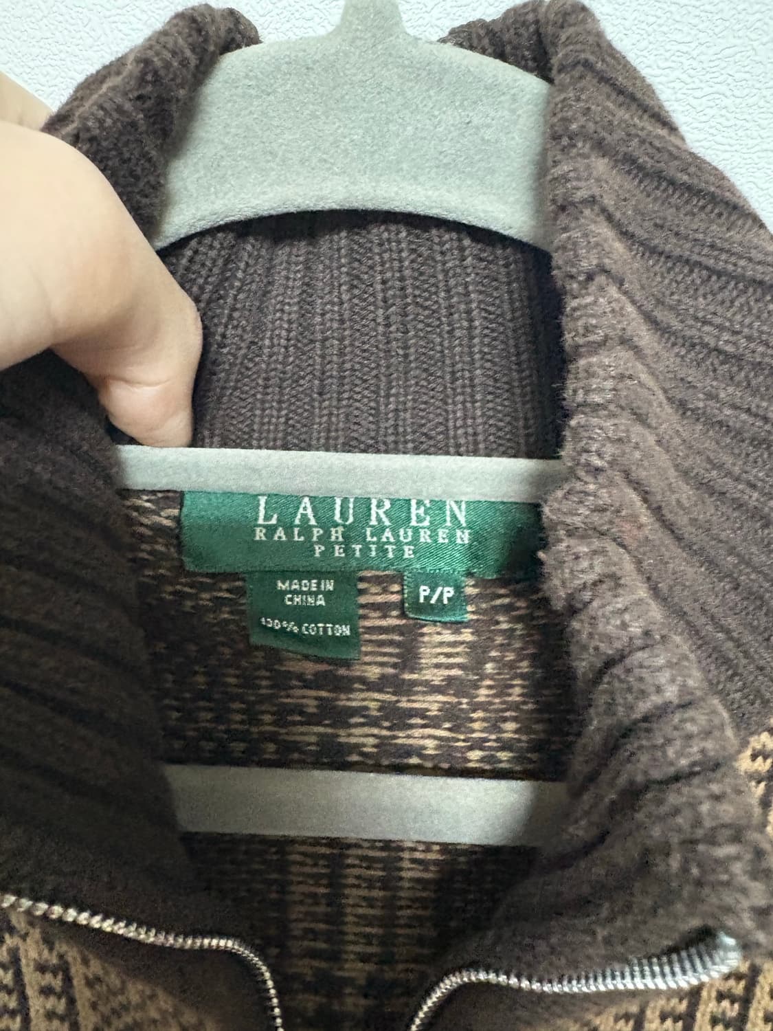 폴로 로렌랄프로렌 하운드투스 니트 집업 상품이미지5