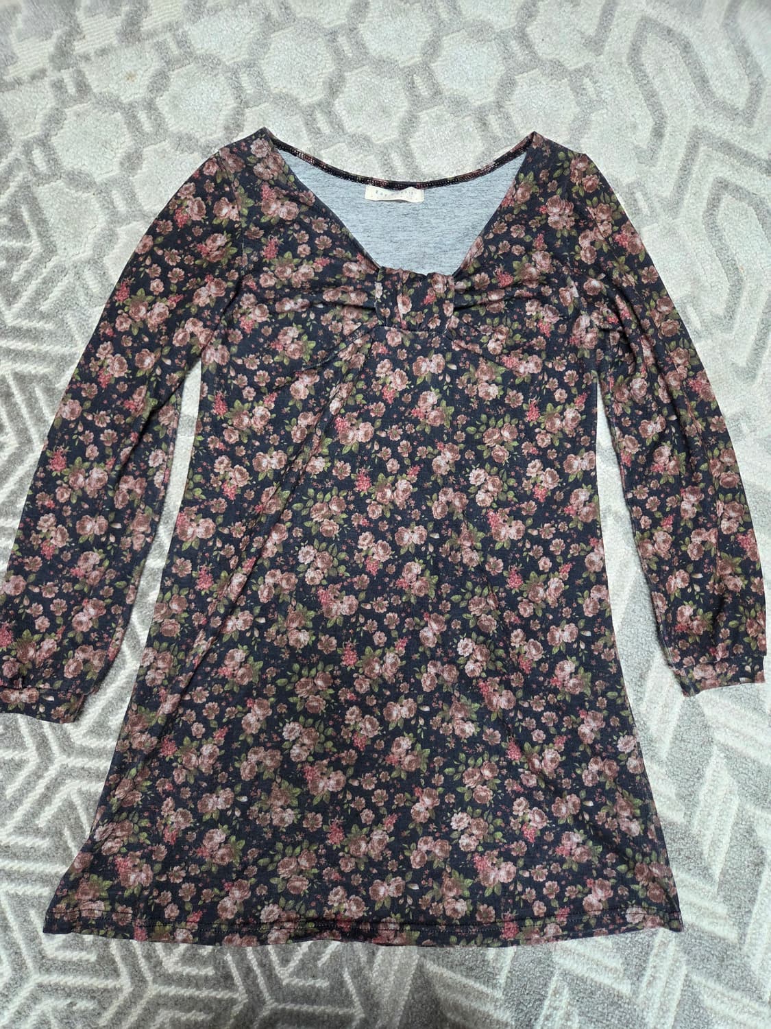 빈티지 장미 원피스 상품이미지1