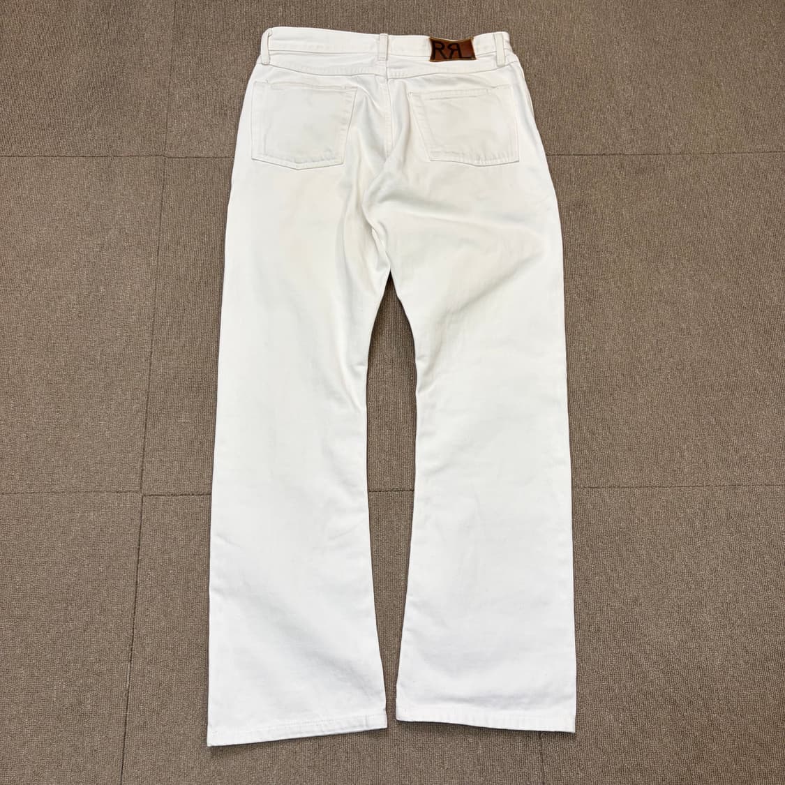 RRL 랄프로렌 더블알엘 화이트 셀비지 스트레이트 데님 상품이미지9