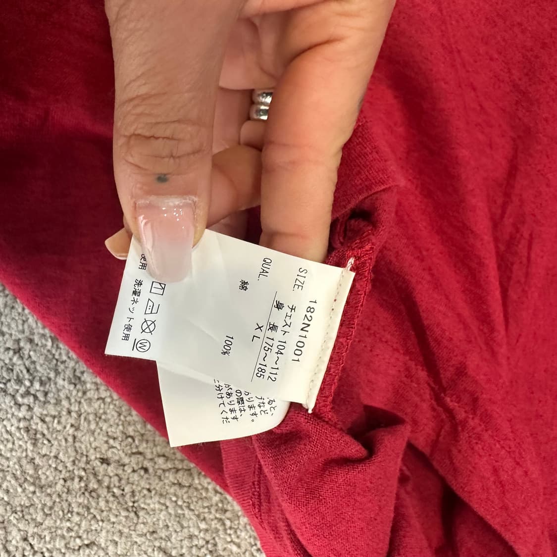 NORTON 노튼 로고 자수 타이다이 반팔티M 상품이미지4