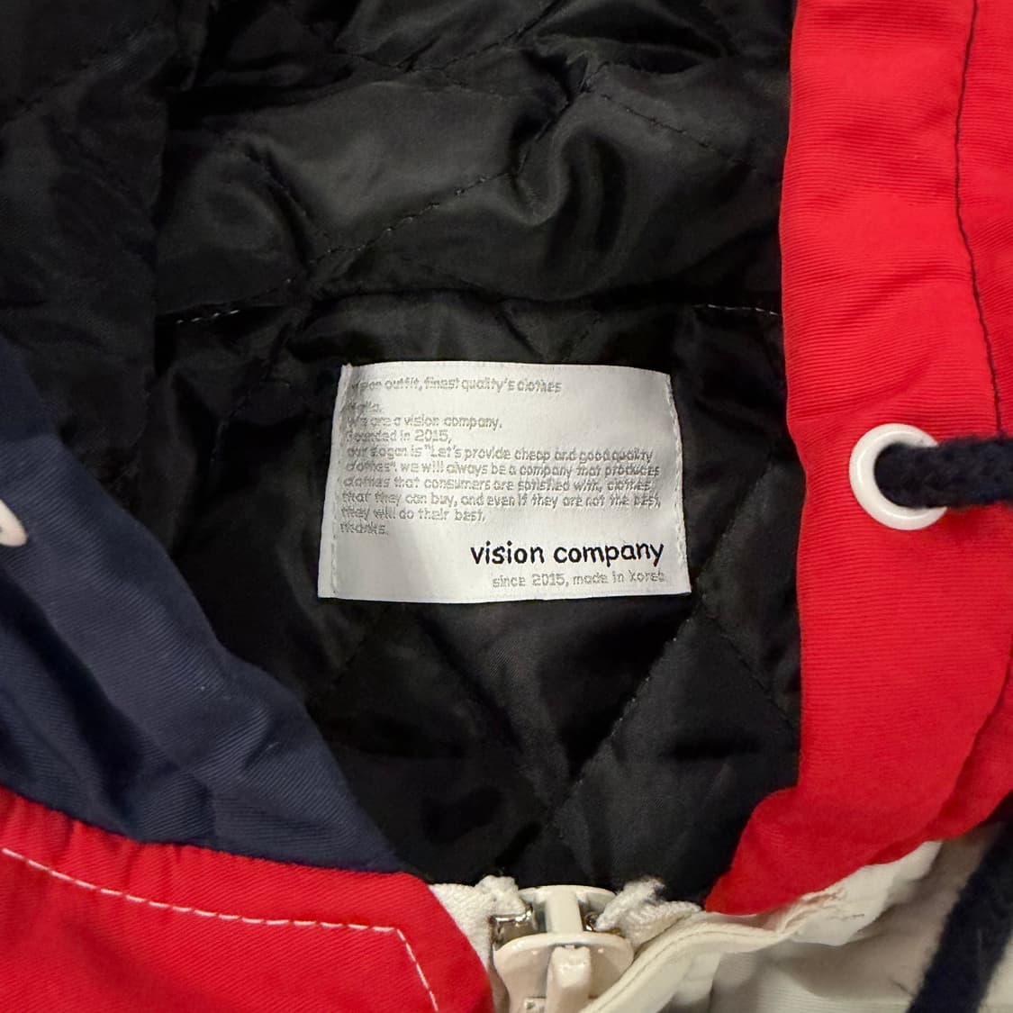 [정품] 일본 빈티지 vision company 펩시 아노락 패딩 자켓 상품이미지5