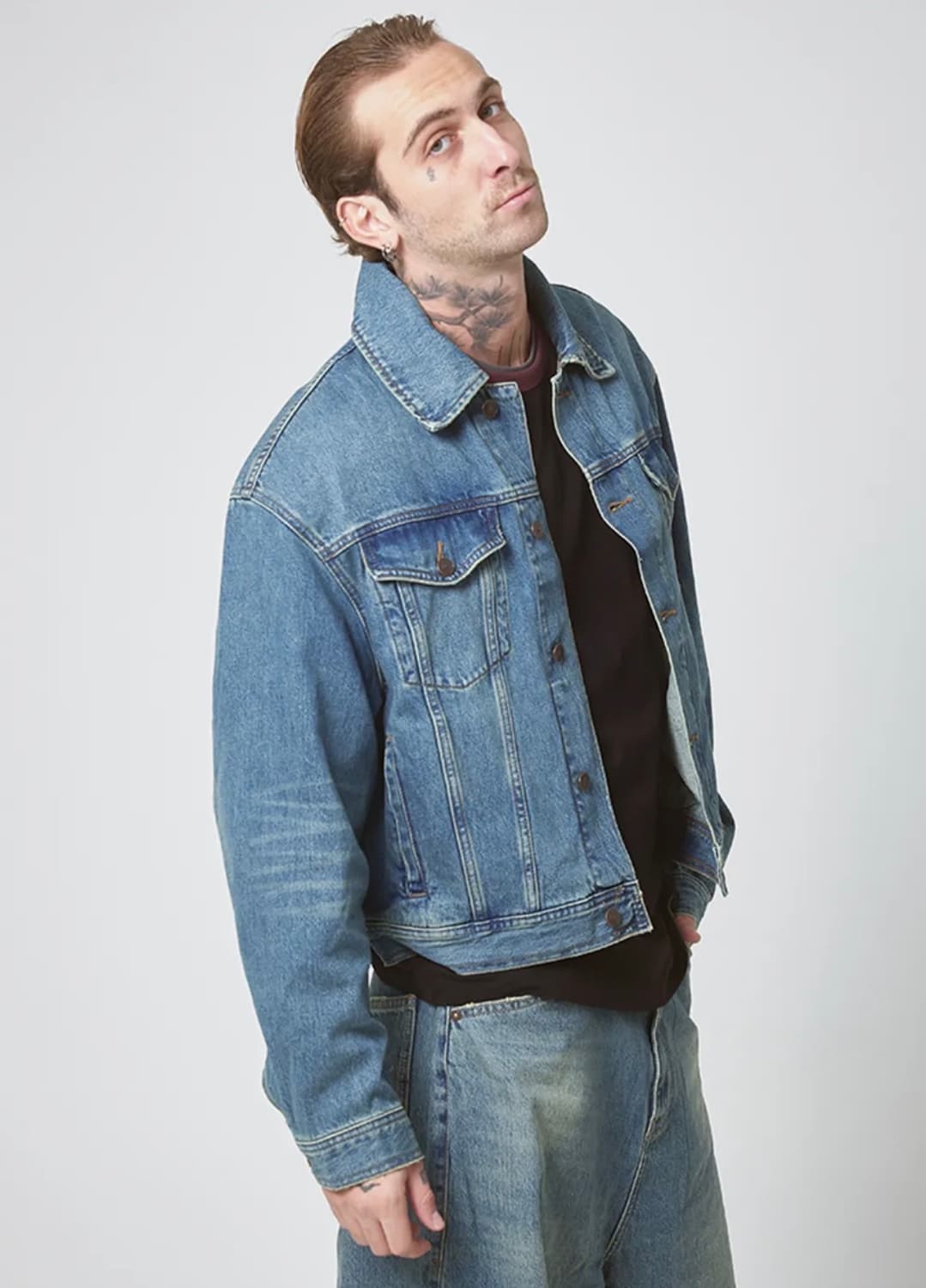 깡스타일리스트 X 플랙 자켓 K45 미드 블루 상품이미지3