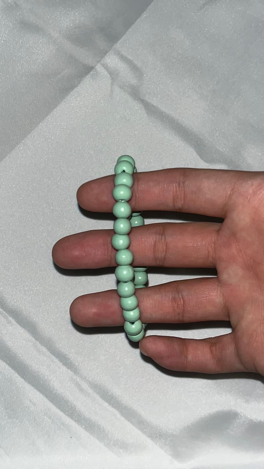 라이트 민트 라운드 팔찌 상품이미지1