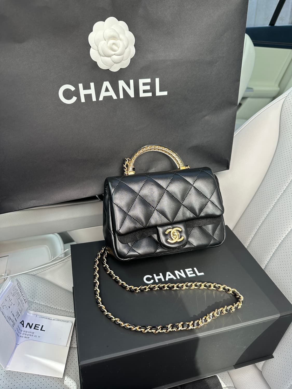 샤넬 뉴미니 탑핸들 24시즌백  상품이미지3