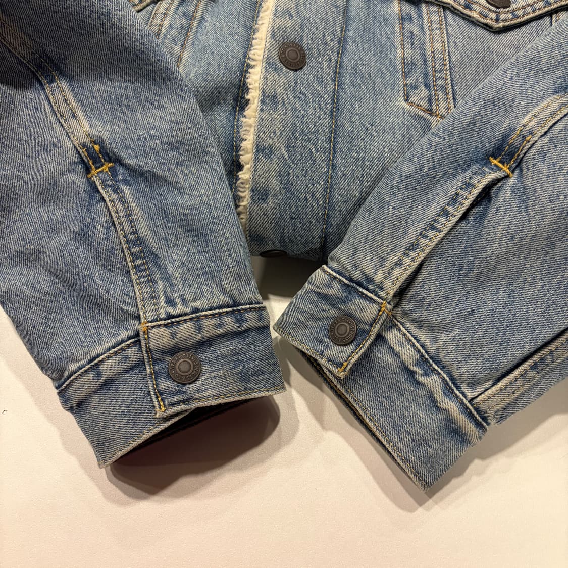 [XL] 리바이스 데님 트러커 자켓 쉐르파 청자켓 D258 상품이미지6