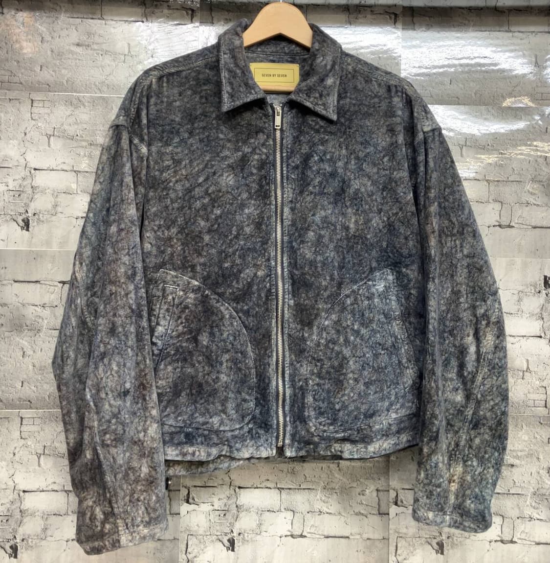 세븐바이세븐 벨벳 쇼트 자켓 상품이미지3