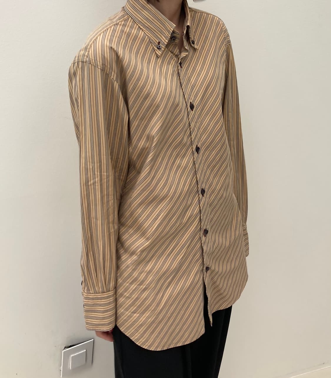 버버리 블랙라벨 스트라이프 셔츠 상품이미지10