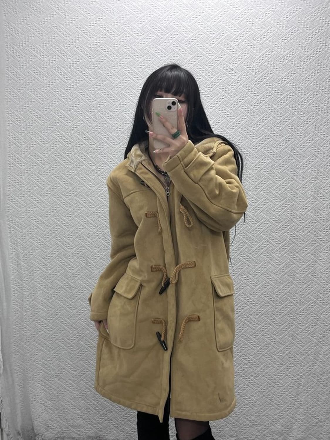 폴로 랄프로렌 폭닥 스웨이드 캐주얼 떡볶이 더플 코트 95 C08973 상품이미지2